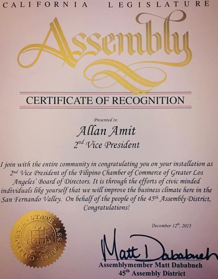 CALIFORNIA LEGISLATURE ASSEMBLY